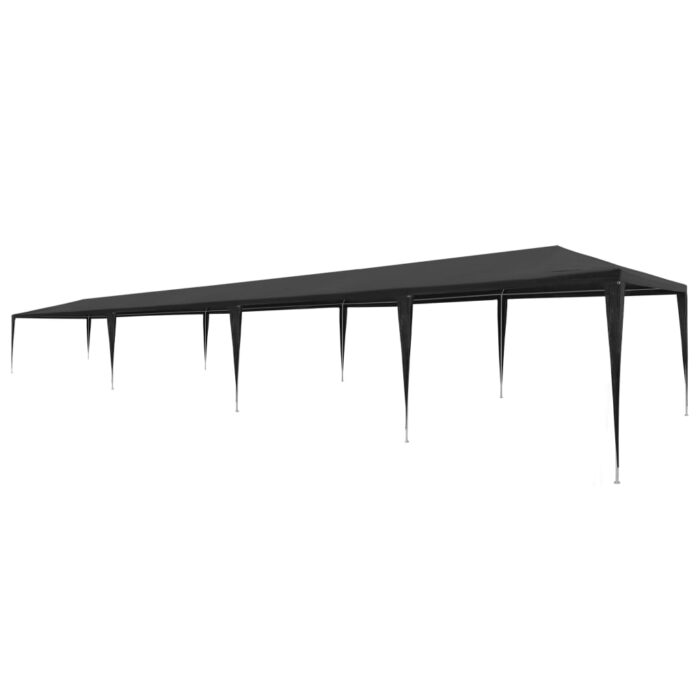 Tente de réception 3x12 m PE Anthracite – Image 1