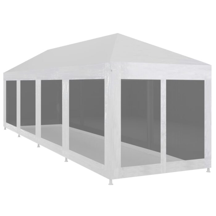 Tente de réception avec 10 parois en maille 12 x 3 m – Image 1