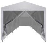 Tente de réception avec 10 parois en maille 12 x 3 m – Image 2