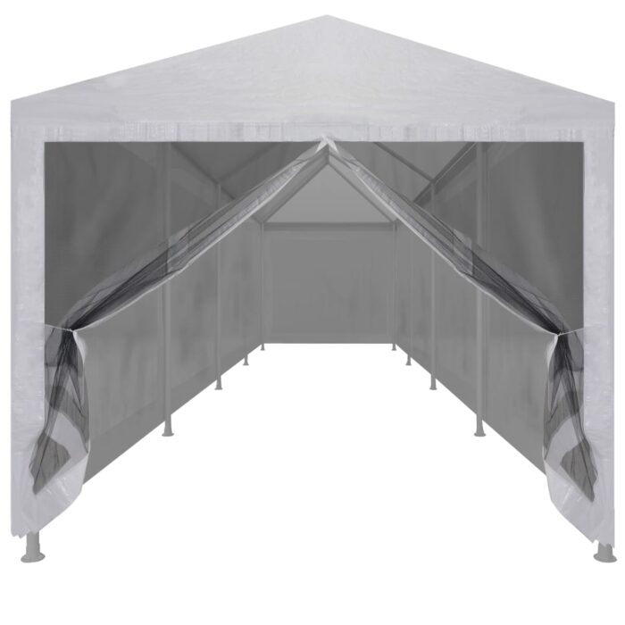 Tente de réception avec 10 parois en maille 12 x 3 m – Image 2