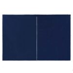 Paroi de tente de réception 2pcs avec fermeture éclair PE Bleu – Image 2