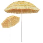 Parasol de plage Naturel 180 cm Style hawaïen – Image 2