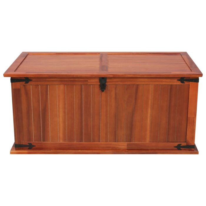 Coffre de rangement 79x34x32 cm Bois d'acacia solide – Image 4
