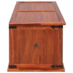 Coffre de rangement 79x34x32 cm Bois d'acacia solide – Image 5