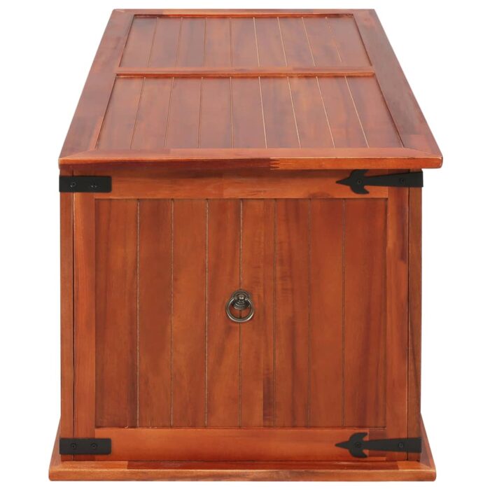 Coffre de rangement 79x34x32 cm Bois d'acacia solide – Image 5