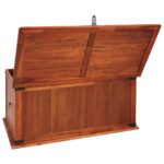 Coffre de rangement 79x34x32 cm Bois d'acacia solide – Image 7