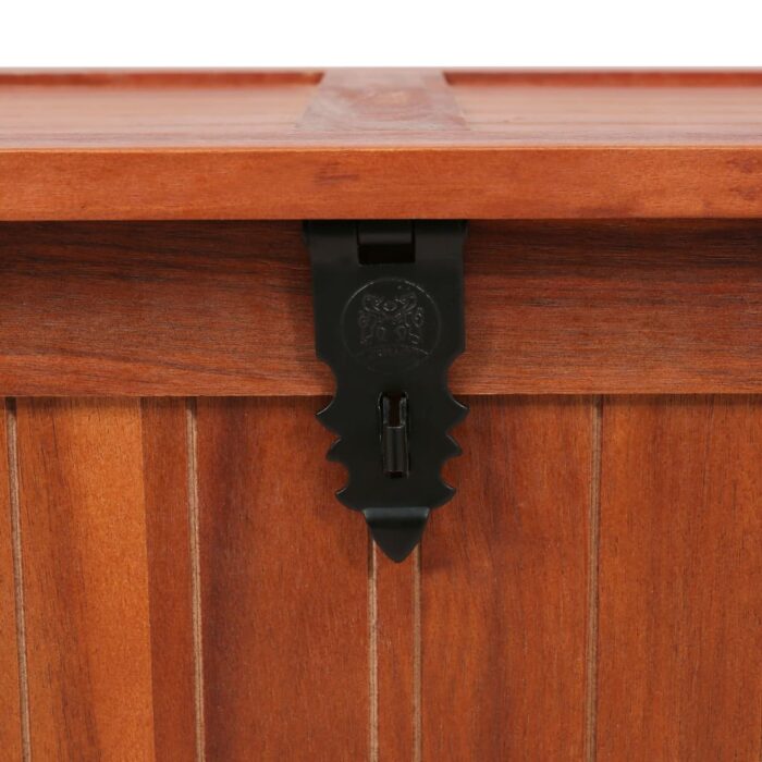 Coffre de rangement 79x34x32 cm Bois d'acacia solide – Image 9