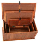 Coffres de rangement 3 pcs Bois d'acacia solide – Image 5