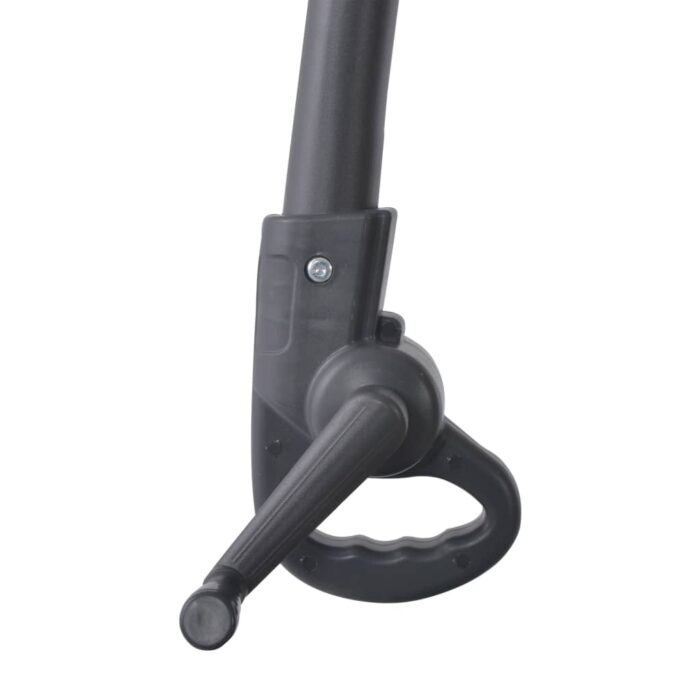 Parasol de jardin en porte-à-feux avec poteau en acier taupe – Image 5