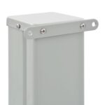 Auvent latéral rétractable de patio 100 x 300 cm Blanc cassé – Image 4