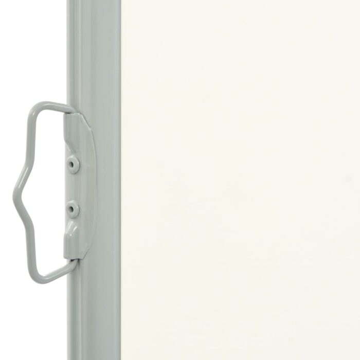 Auvent latéral rétractable de patio 120 x 300 cm Blanc cassé – Image 2