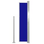 Auvent latéral rétractable 140 x 300 cm Bleu – Image 2