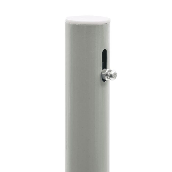 Auvent latéral rétractable 140 x 300 cm Gris – Image 3