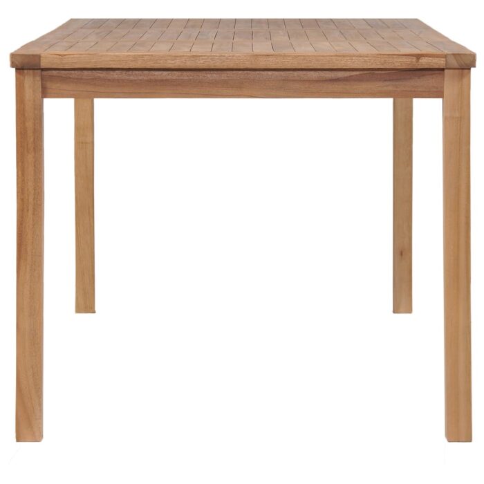 Table de jardin 150x90x77 cm Bois de teck solide – Image 3