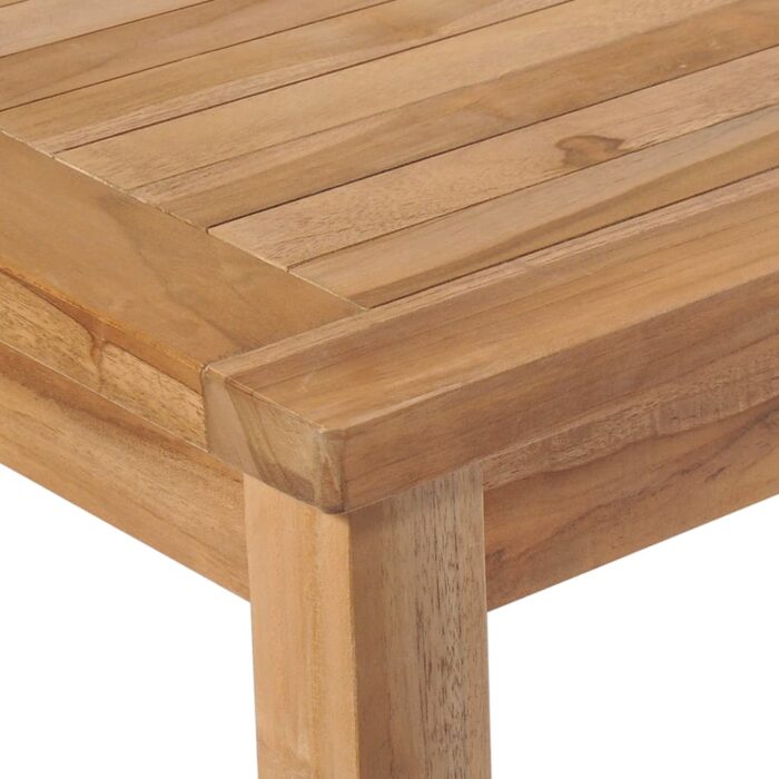 Table de jardin 150x90x77 cm Bois de teck solide – Image 4