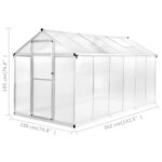Serre Aluminium 362x190x195 cm 13,41 m³ – Image 11