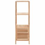 Armoire de salle de bain Bois de noyer 39,5x35,5x123 cm – Image 2