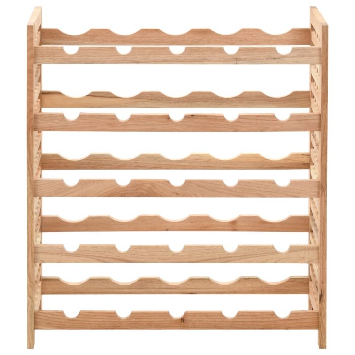 Casier à bouteilles pour 25 bouteilles Bois de noyer 63x25x73cm – Image 2