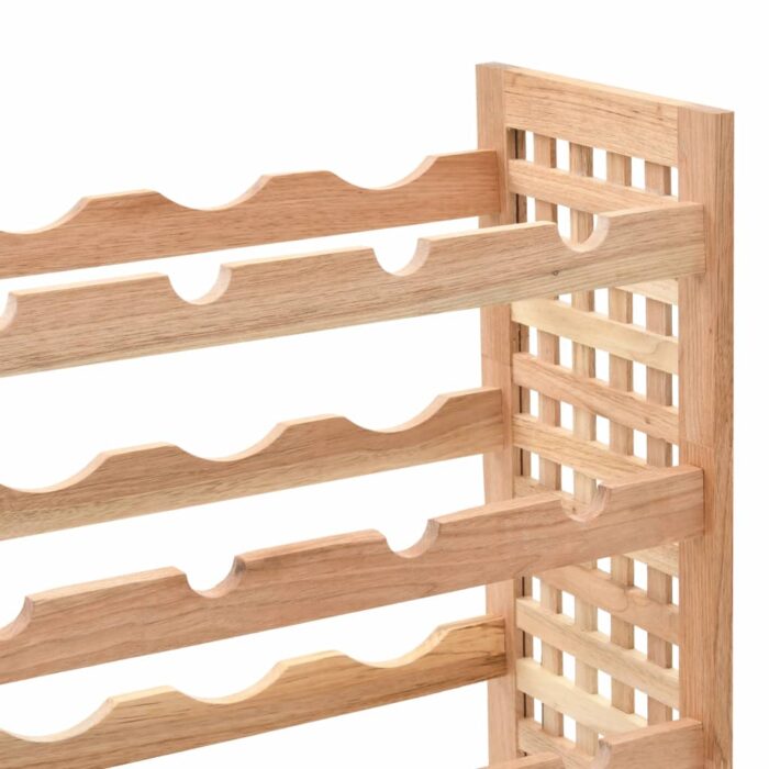 Casier à bouteilles pour 25 bouteilles Bois de noyer 63x25x73cm – Image 5
