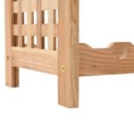 Casier à bouteilles pour 25 bouteilles Bois de noyer 63x25x73cm – Image 6