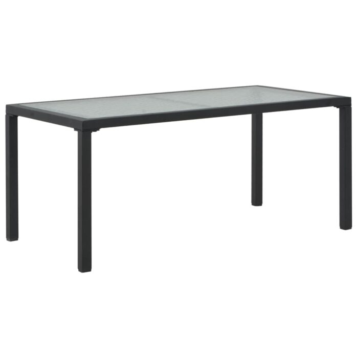 Salon de jardin 3 pcs avec coussins Résine tressée Gris – Image 4