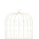 Banc de jardin 95 cm Fer Blanc antique – Image 3