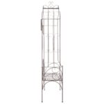 Banc de jardin 122 cm Fer Marron antique – Image 2