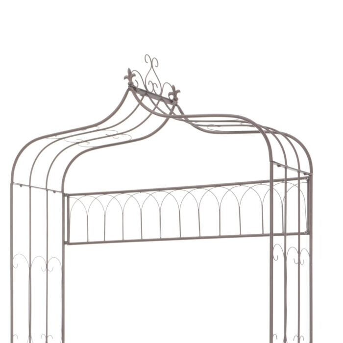 Banc de jardin 122 cm Fer Marron antique – Image 3