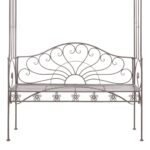 Banc de jardin 122 cm Fer Marron antique – Image 4