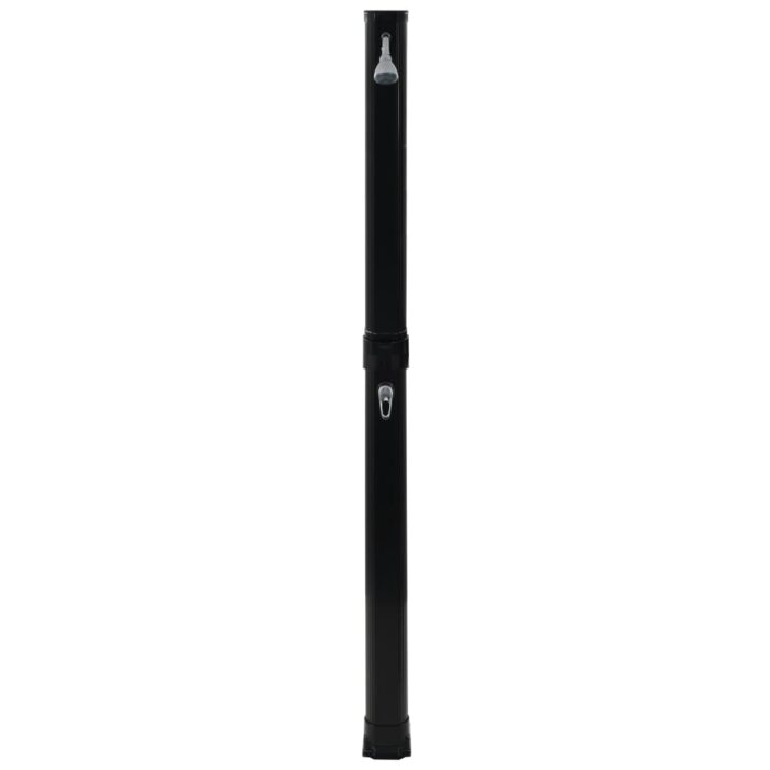 Douche solaire pliable Noir 214 cm 23 L – Image 2