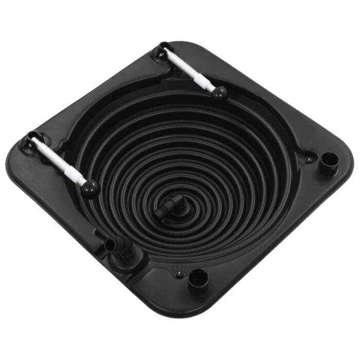 Chauffage solaire de piscine 75x75x36 cm HDPE Aluminium – Image 2