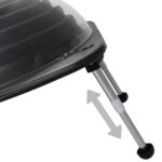 Chauffage solaire de piscine 75x75x36 cm HDPE Aluminium – Image 4