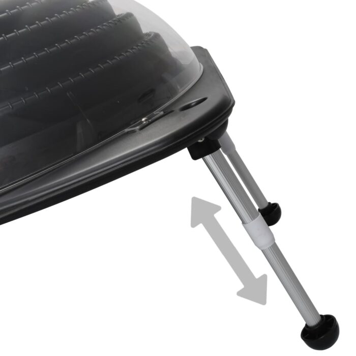 Chauffage solaire de piscine 75x75x36 cm HDPE Aluminium – Image 4