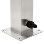 Colonne à eau de jardin carrée Acier inoxydable 95 cm – Image 5