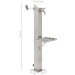 Colonne à eau de jardin carrée Acier inoxydable 95 cm – Image 8