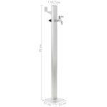 Colonne à eau de jardin Aluminium 95 cm – Image 7