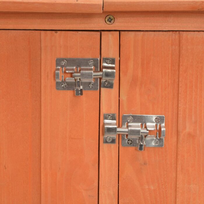 Abri de stockage de jardin 120x50x91 cm Bois – Image 2