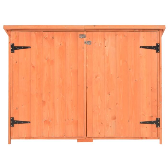 Abri de stockage de jardin 120x50x91 cm Bois – Image 5