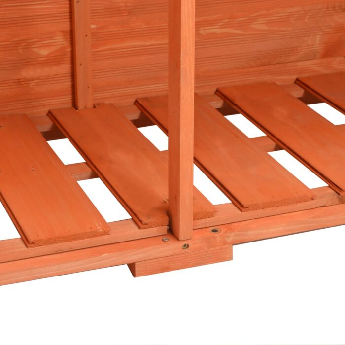 Abri de stockage de jardin 120x50x91 cm Bois – Image 9