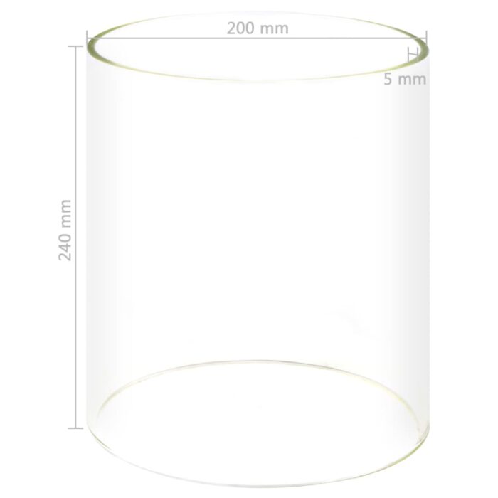 Cylindre en verre pour réchaud à hot-dog 200 x 240 mm – Image 2
