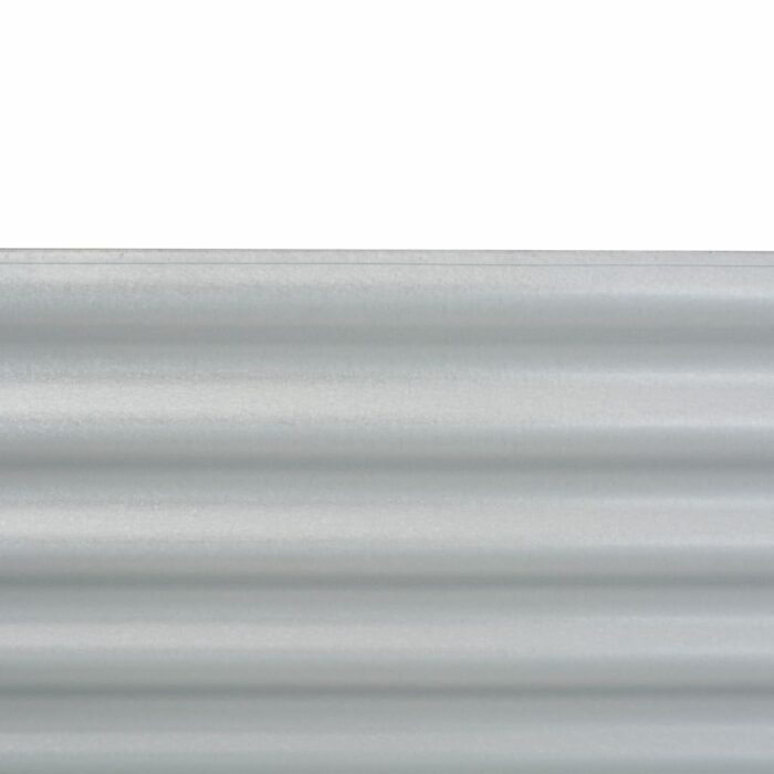 Lit surélevé de jardin 160x80x81 cm Acier galvanisé Argenté – Image 6