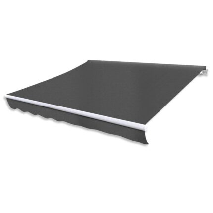Auvent pliable motorisé 400 cm Anthracite