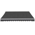 Auvent pliable manuel 450 cm Anthracite – Image 2