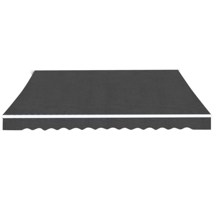 Auvent pliable manuel 450 cm Anthracite – Image 2