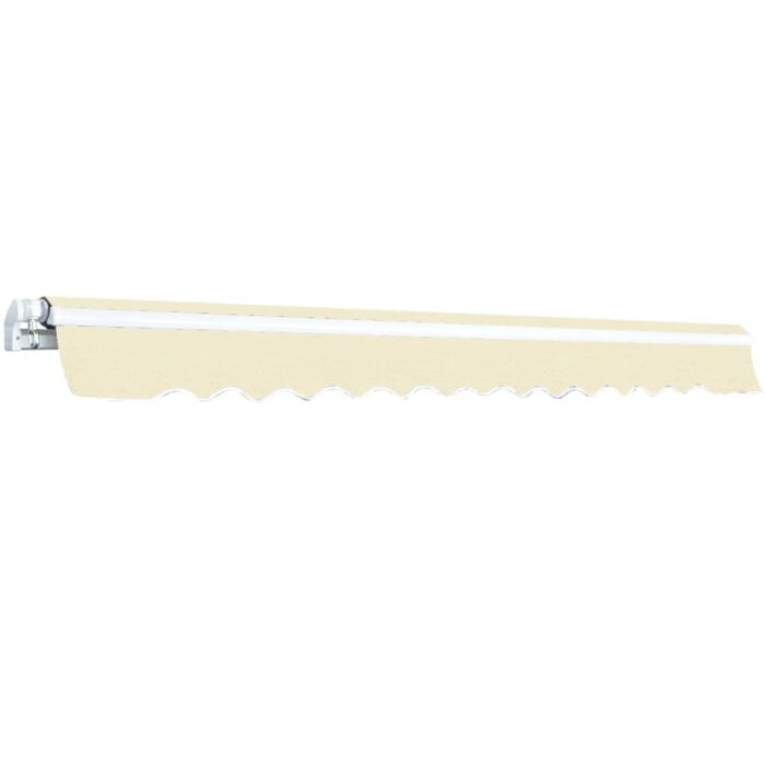 Auvent pliable manuel 400 cm Crème – Image 3