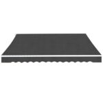 Auvent pliable manuel 400 cm Anthracite – Image 2