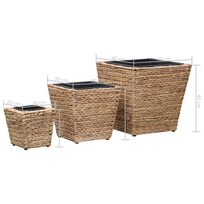 Lits surélevés 3 pcs Jacinthe d'eau – Image 7