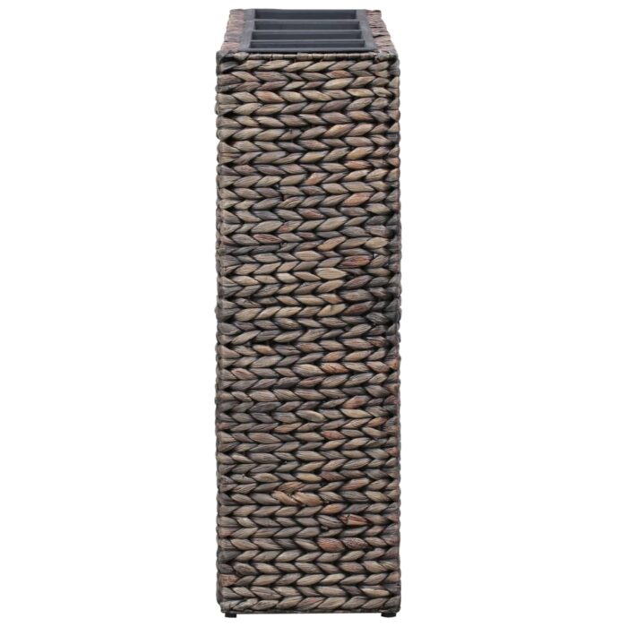 Lit surélevé de jardin avec 4 pots Jacinthe d'eau  Marron – Image 3