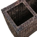 Lit surélevé de jardin avec 4 pots Jacinthe d'eau  Marron – Image 5