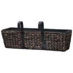 Jardinières 2 pcs Jacinthe d'eau Marron – Image 6